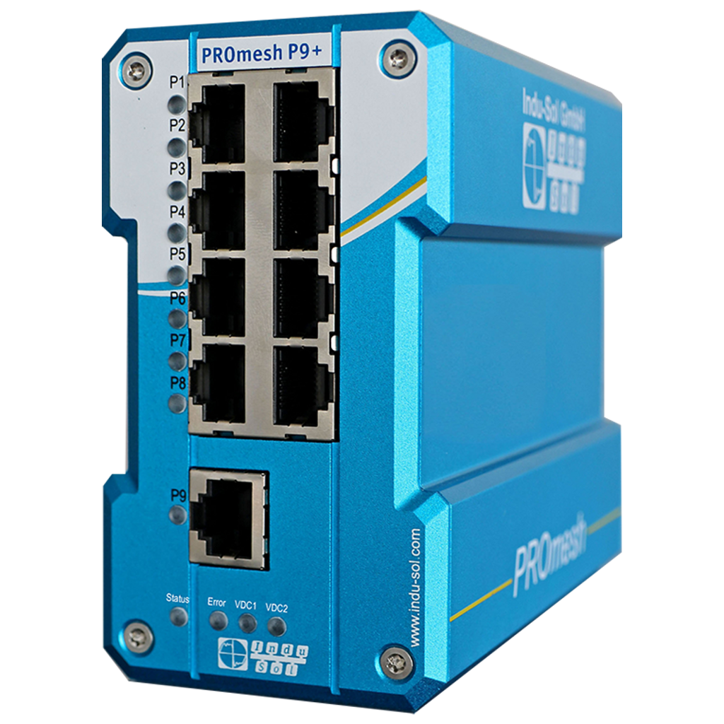[R-114110194] Rental - PROmesh P9+ | 9-Port Managed PROFINET/Industrial Ethernet Switch 